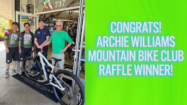 Sunshine Bicycle Supports Archie Williams MTB Club
