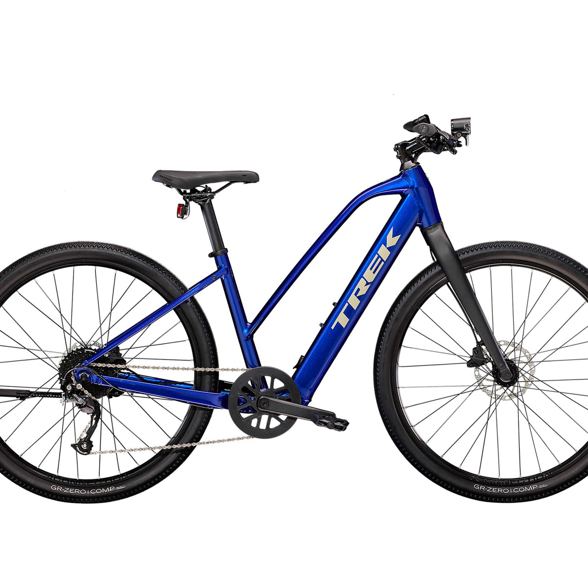 Trek Dual Sport+ 2 Stagger, SM (2023) Hex Blue– Sunshine Bicycle Center